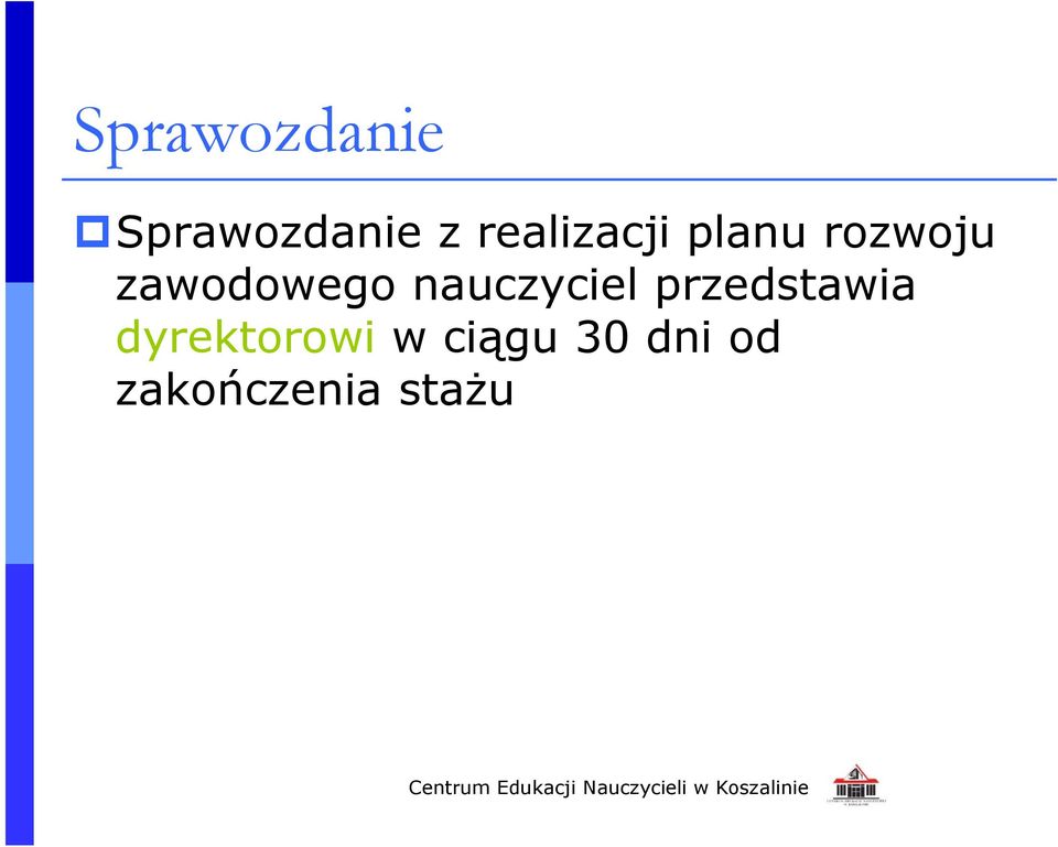 zawodowego nauczyciel przedstawia