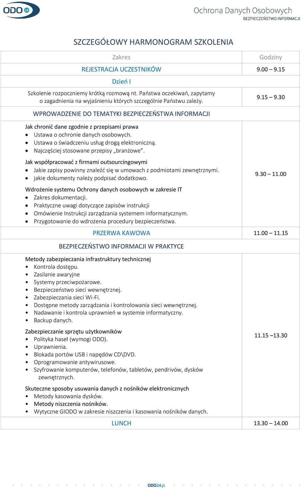 WPROWADZENIE DO TEMATYKI BEZPIECZEŃSTWA INFORMACJI Jak chronić dane zgodnie z przepisami prawa Ustawa o ochronie danych osobowych. Ustawa o świadczeniu usług drogą elektroniczną.