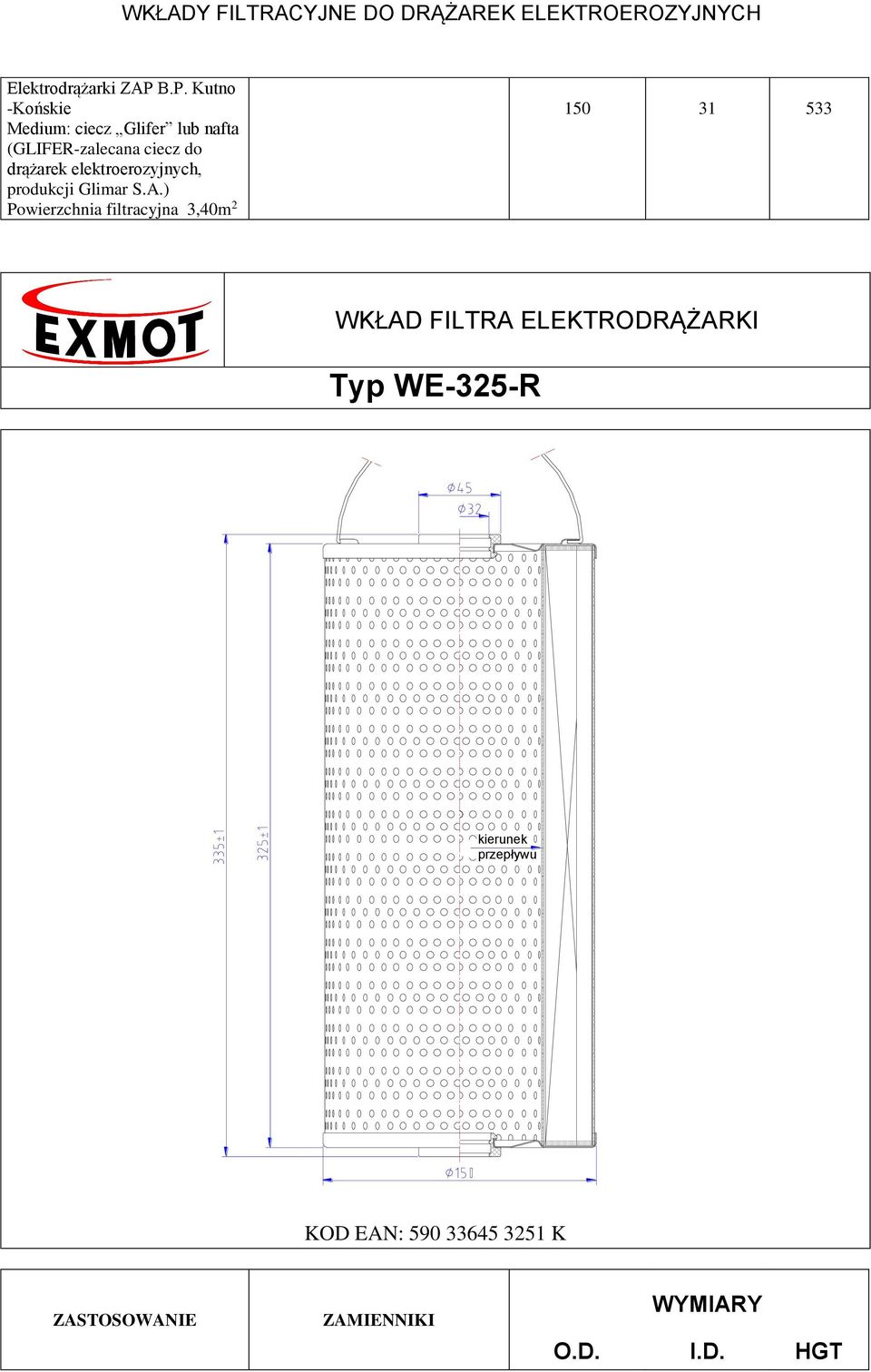 (GLIFER-zalecana ciecz do drążarek elektroerozyjnych,