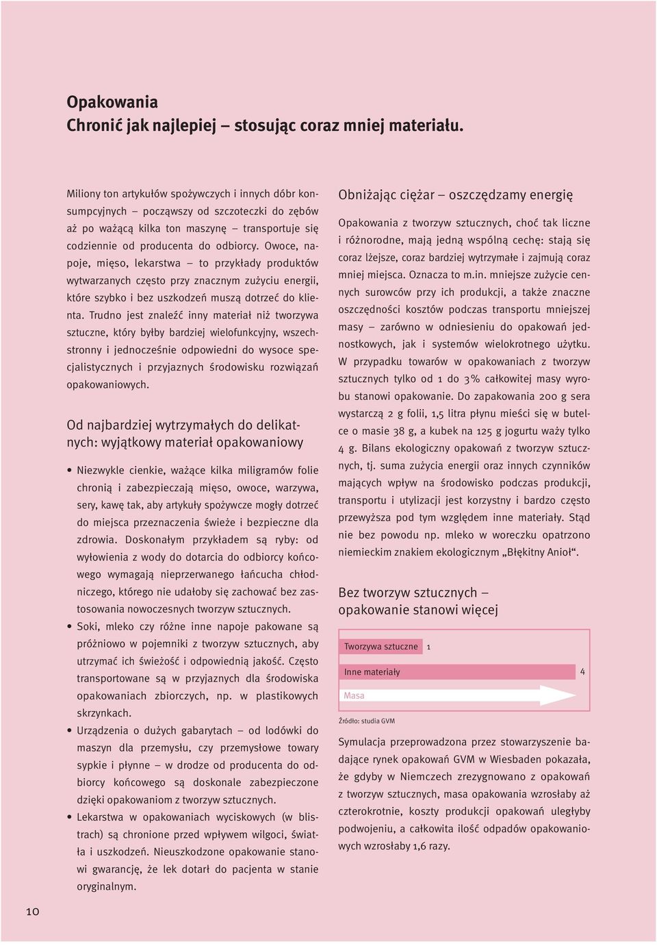 Owoce, napoje, mięso, lekarstwa to przykłady produktów wytwarzanych często przy znacznym zużyciu energii, które szybko i bez uszkodzeń muszą dotrzeć do klienta.