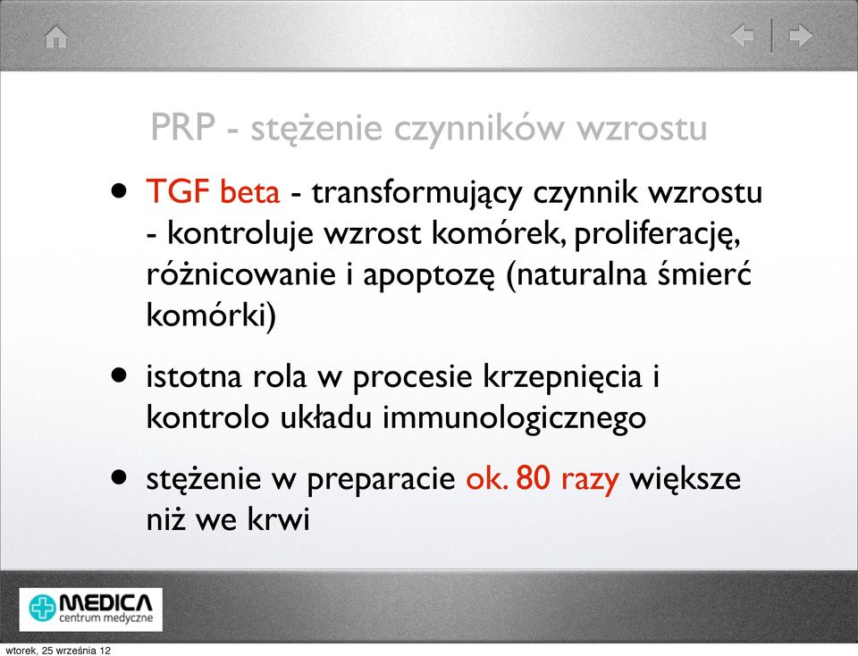 apoptozę (naturalna śmierć komórki) istotna rola w procesie krzepnięcia i