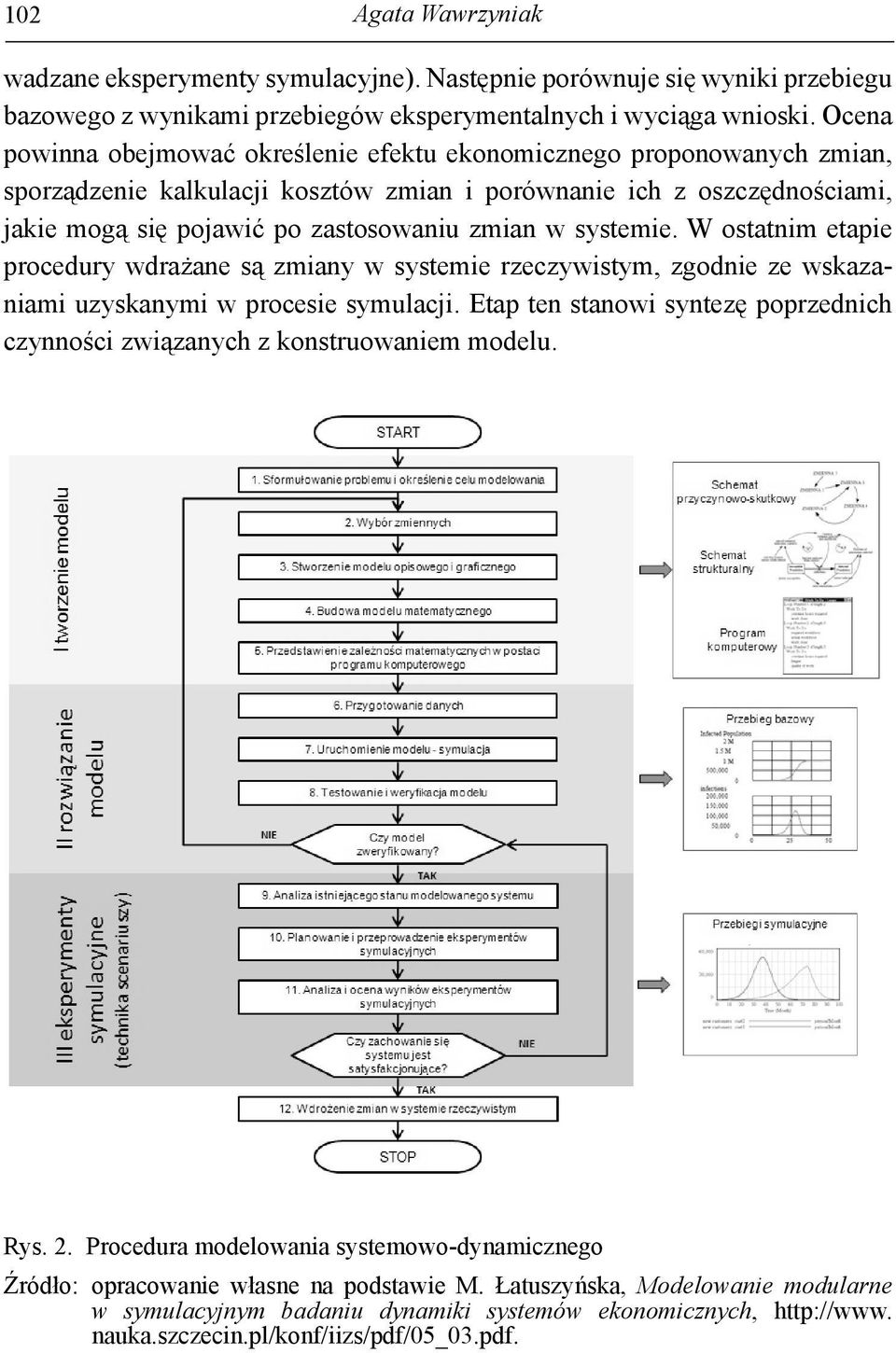 systemie. W ostatnim etapie procedury wdrażane są zmiany w systemie rzeczywistym, zgodnie ze wskazaniami uzyskanymi w procesie symulacji.