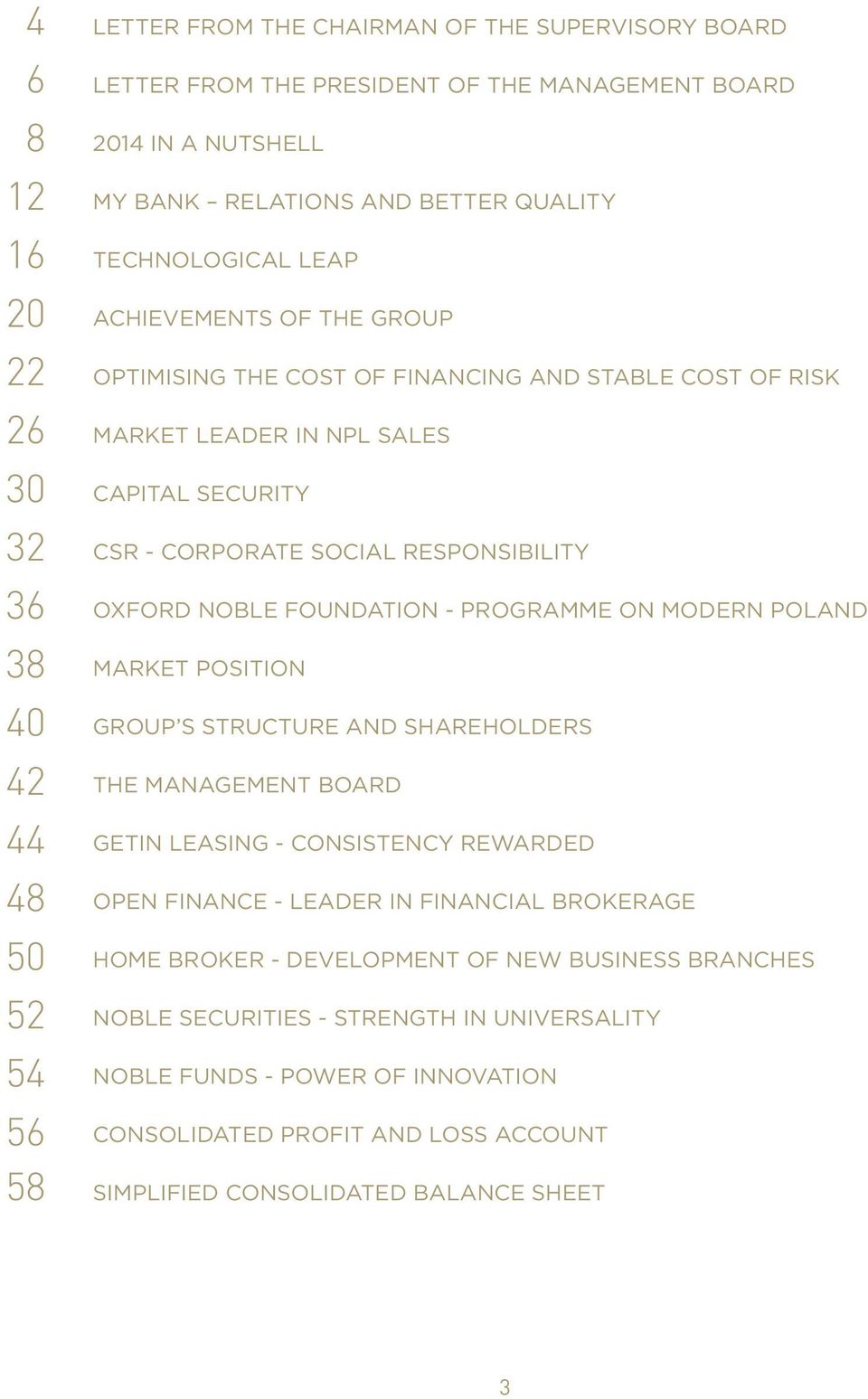 responsibility oxford noble foundation - Programme on Modern Poland market position group s structure and shareholders the management board getin leasing - Consistency rewarded open finance - leader