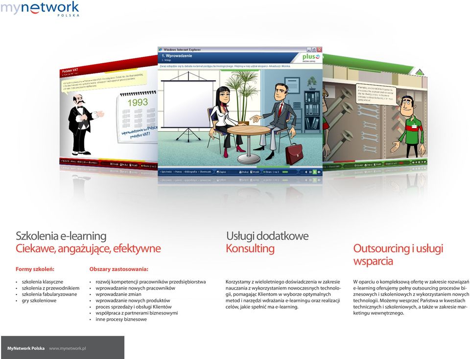 Klientów współpraca z partnerami biznesowymi inne procesy biznesowe Korzystamy z wieloletniego doświadczenia w zakresie nauczania z wykorzystaniem nowo czesnych technologii, pomagając Klientom w