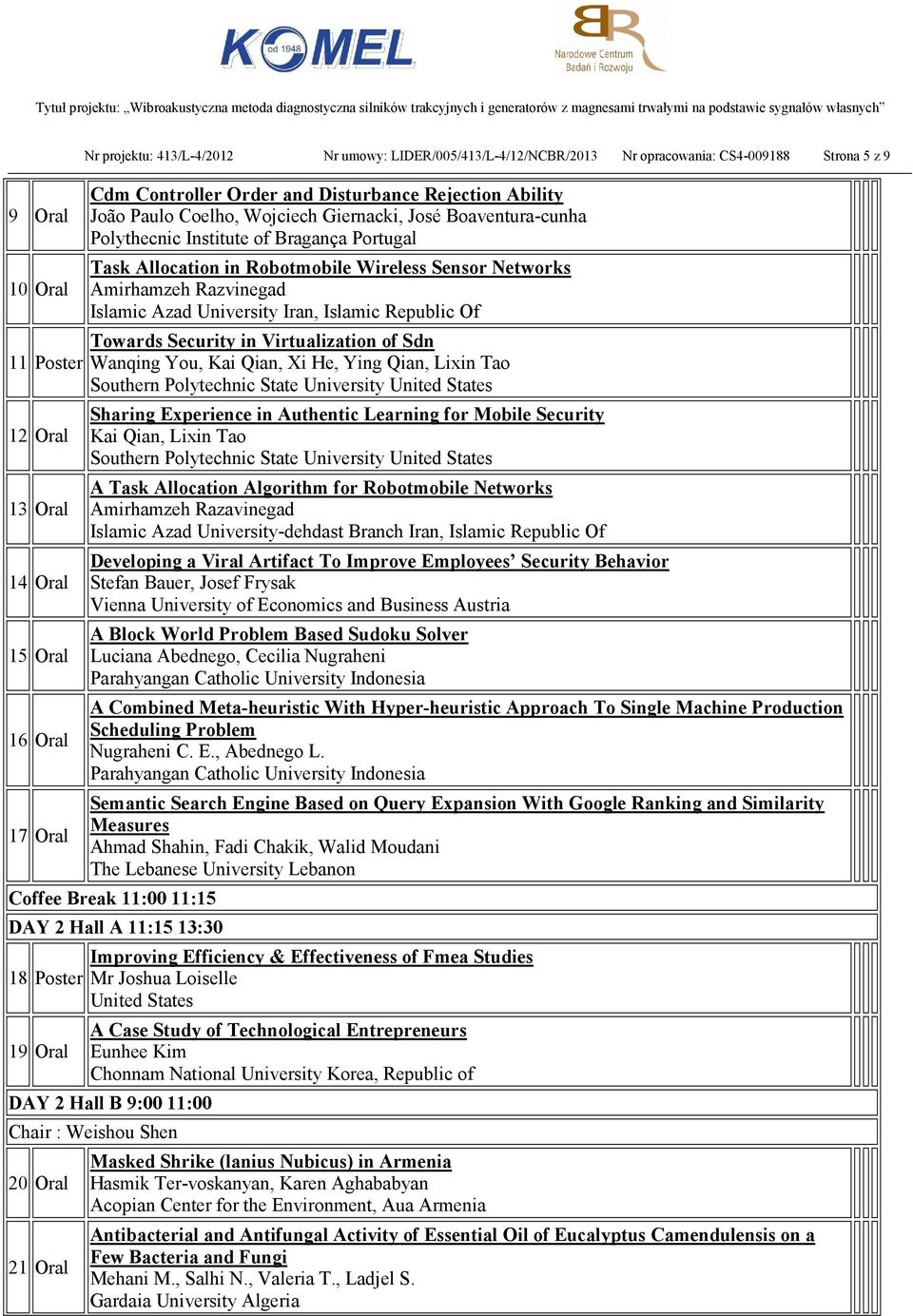 Amirhamzeh Razvinegad Islamic Azad University Iran, Islamic Republic Of Towards Security in Virtualization of Sdn Wanqing You, Kai Qian, Xi He, Ying Qian, Lixin Tao Southern Polytechnic State