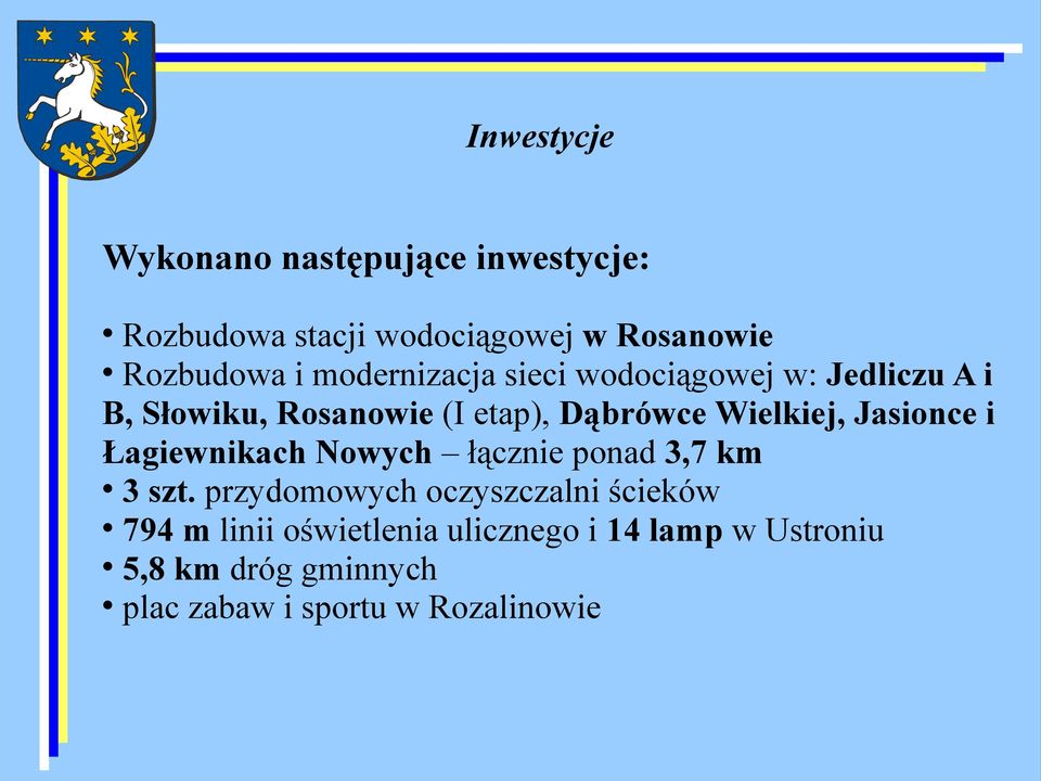 Jasionce i Łagiewnikach Nowych łącznie ponad 3,7 km 3 szt.