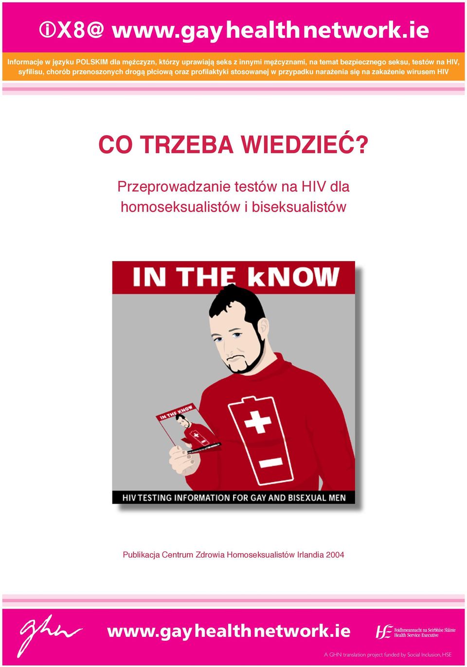 HIV, syfilisu, chorób przenoszonych drogą płciową oraz profilaktyki stosowanej w przypadku narażenia się na zakażenie wirusem