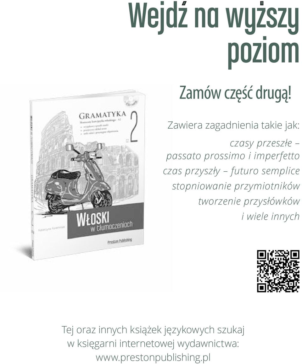 czas przyszły futuro semplice stopniowanie przymiotników tworzenie przysłówków