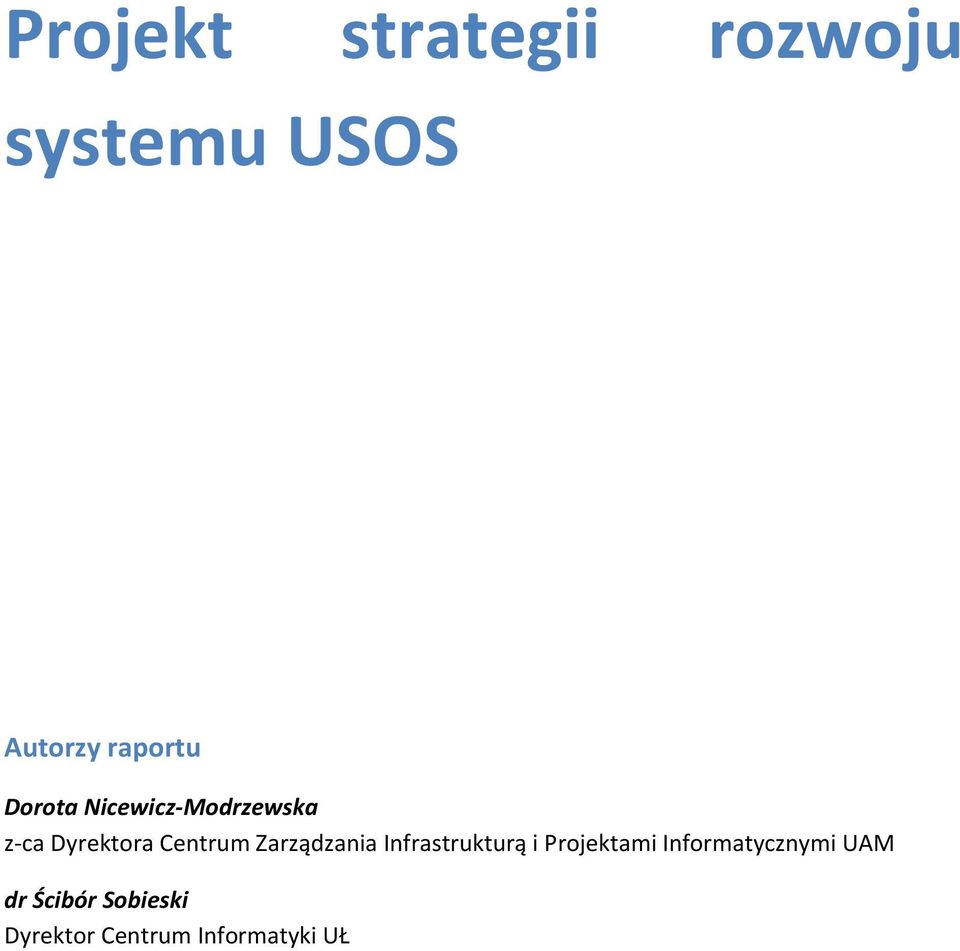 Centrum Zarządzania Infrastrukturą i Projektami