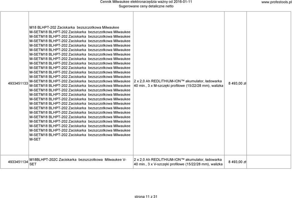 bezszczotkowa M-SETM18  bezszczotkowa M-SETM18  bezszczotkowa M-SETM18  bezszczotkowa M-SETM18 BLHPT-202 Zaciskarka bezszczotkowa M-SETM18 BLHPT-202 Zaciskarka bezszczotkowa M-SET 40 min.