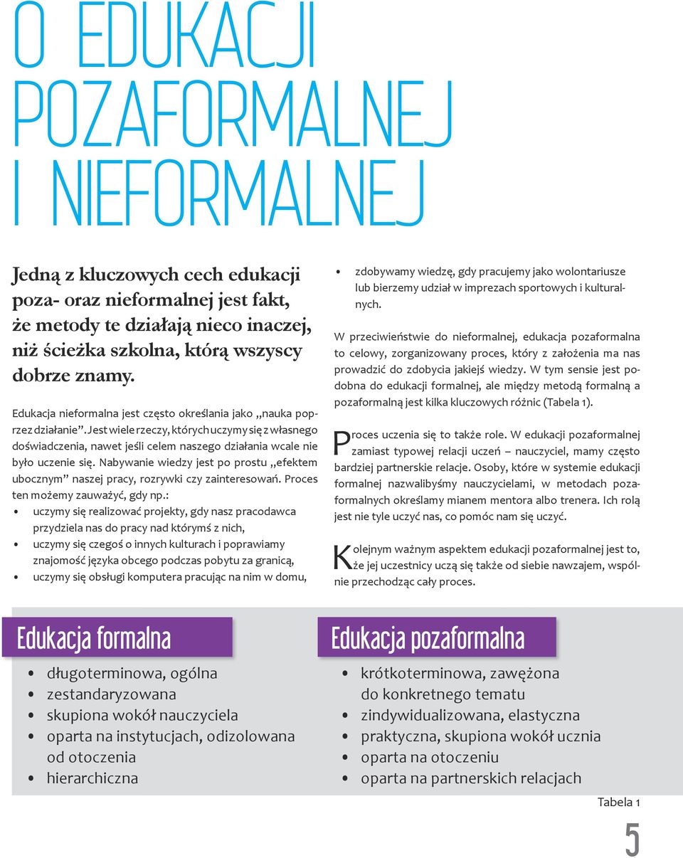 Jest wiele rzeczy, których uczymy się z własnego doświadczenia, nawet jeśli celem naszego działania wcale nie było uczenie się.