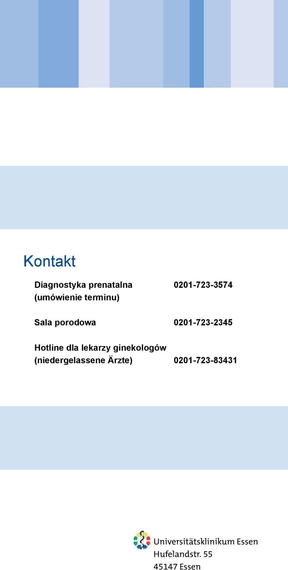 Hotline dla lekarzy ginekologów (niedergelassene