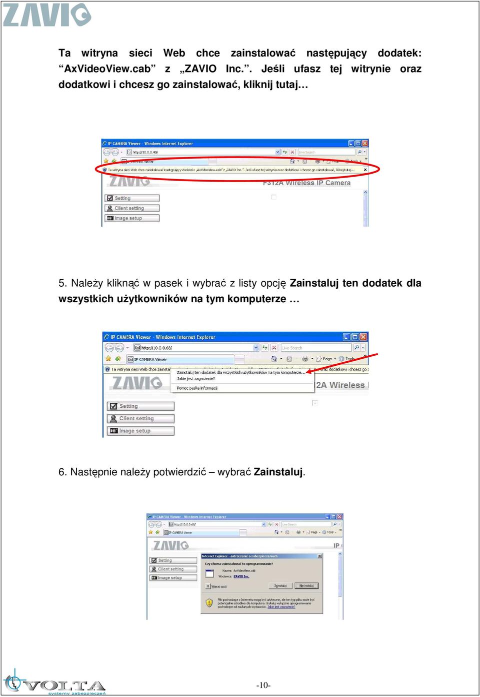 . Jeśli ufasz tej witrynie oraz dodatkowi i chcesz go zainstalować, kliknij tutaj 5.