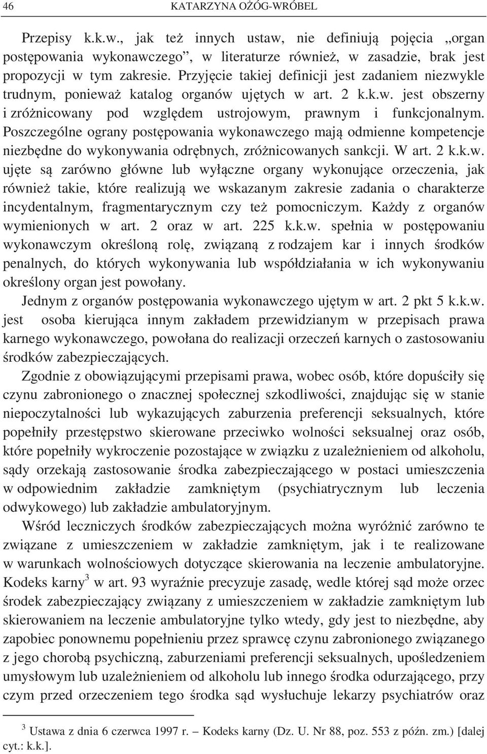 Poszczególne ograny post powa