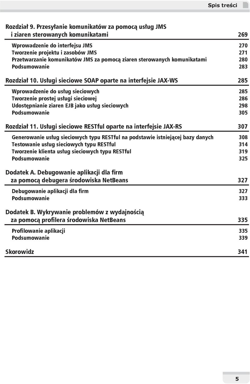 sterowanych komunikatami 280 Podsumowanie 283 Rozdzia 10.