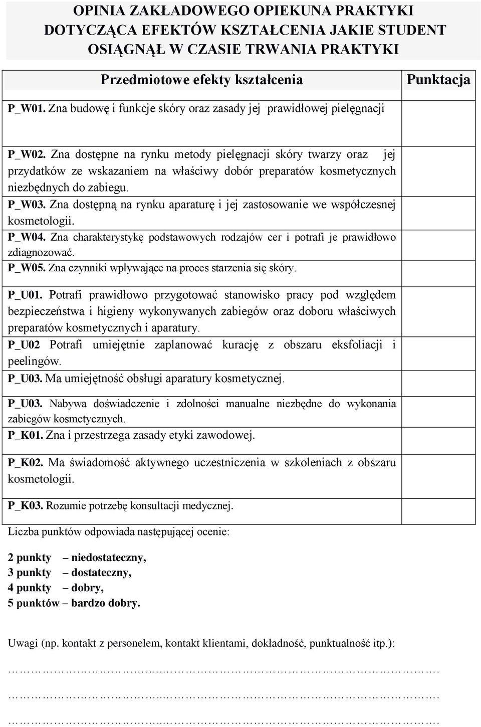 Zna dostępne na rynku metody pielęgnacji skóry twarzy oraz jej przydatków ze wskazaniem na właściwy dobór preparatów kosmetycznych niezbędnych do zabiegu. P_W03.