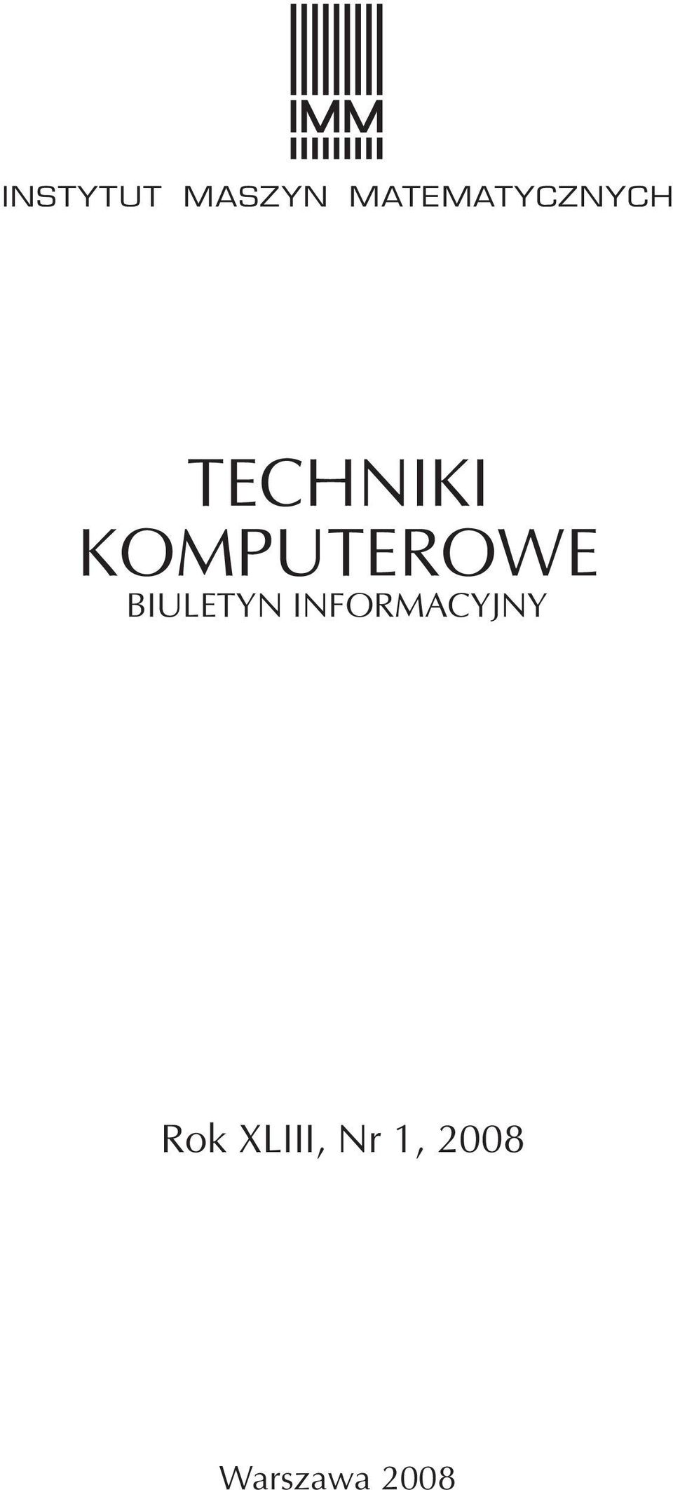 KOMPUTEROWE BIULETYN