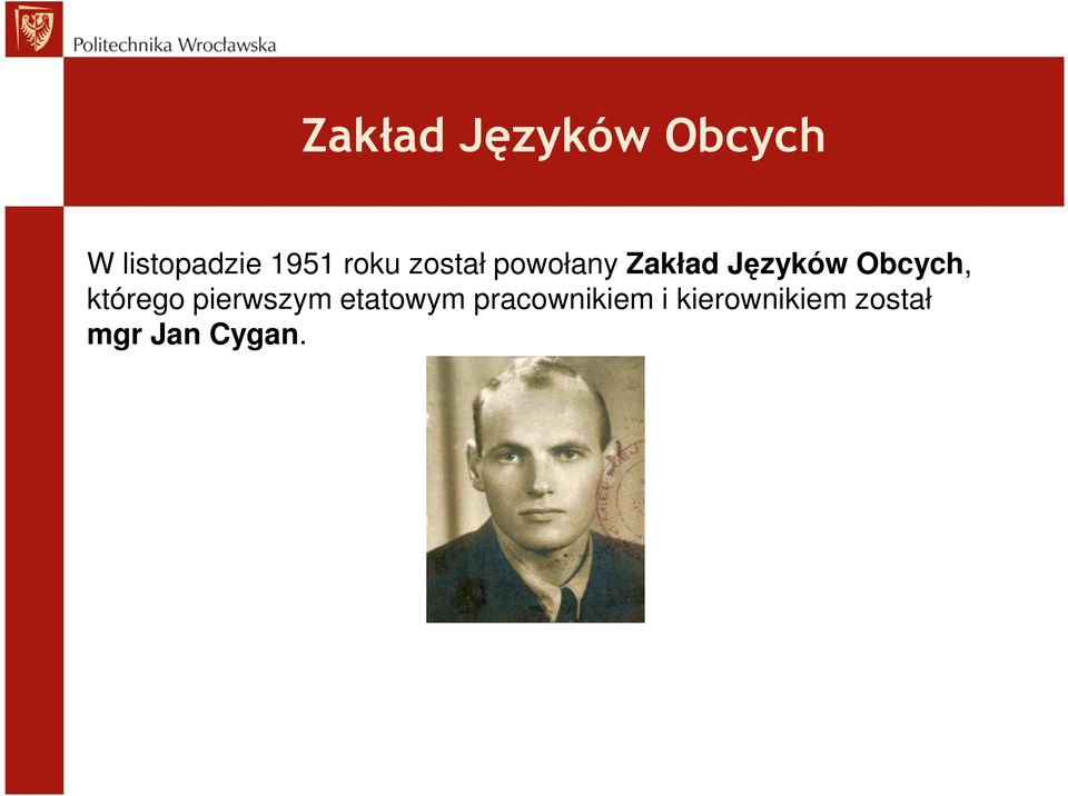 Obcych, którego pierwszym etatowym