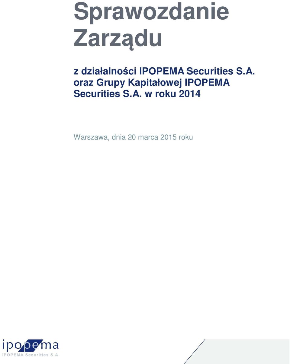 Securities S.A.