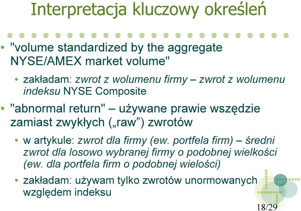 raw ) zwrotów w artykule: zwrot dla firmy (ew.