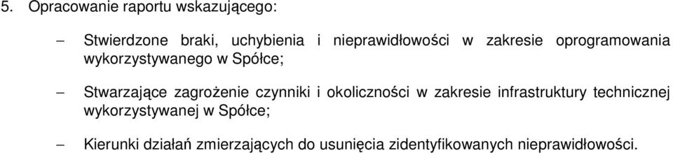 zagroŝenie czynniki i okoliczności w zakresie infrastruktury technicznej