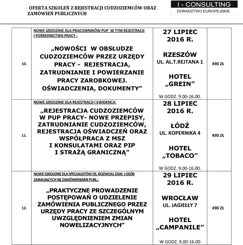 REJESTRACJA CUDZOZIEMCÓW W PUP PRACY- NOWE PRZEPISY, ZATRUDNIANIE CUDZOZIEMCÓW, REJESTRACJA OŚWIADCZEŃ ORAZ WSPÓŁPRACA Z MSZ I KONSULATAMI ORAZ PIP I