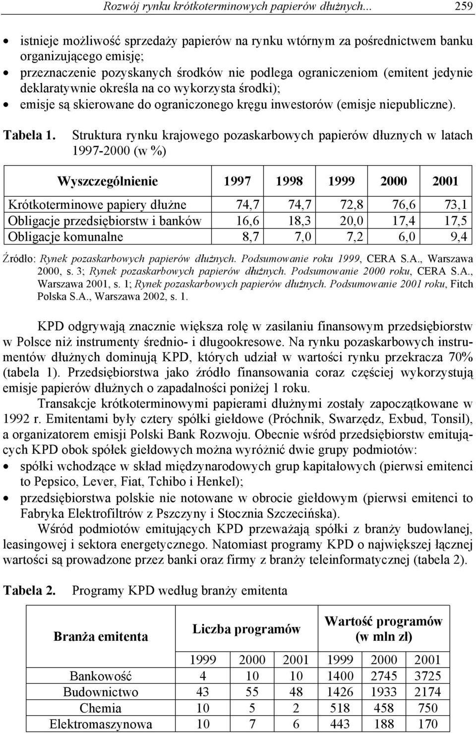 okre la na co wykorzysta rodki); emisje s skierowane do ograniczonego kr gu inwestorów (emisje niepubliczne). Tabela 1.