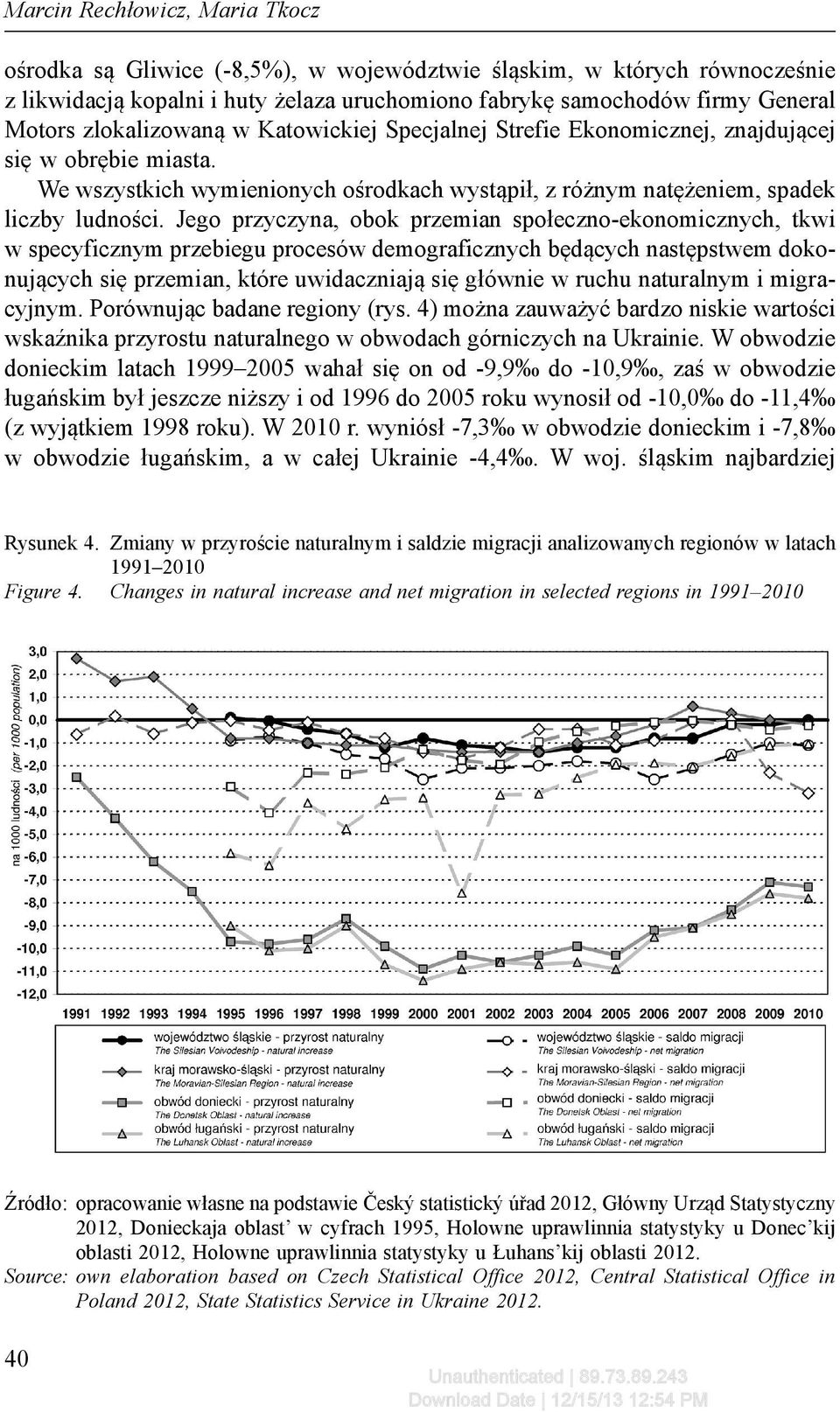 Jego przyczyna, obok przemian społeczno-ekonomicznych, tkwi w specyficznym przebiegu procesów demograficznych będących następstwem dokonujących się przemian, które uwidaczniają się głównie w ruchu