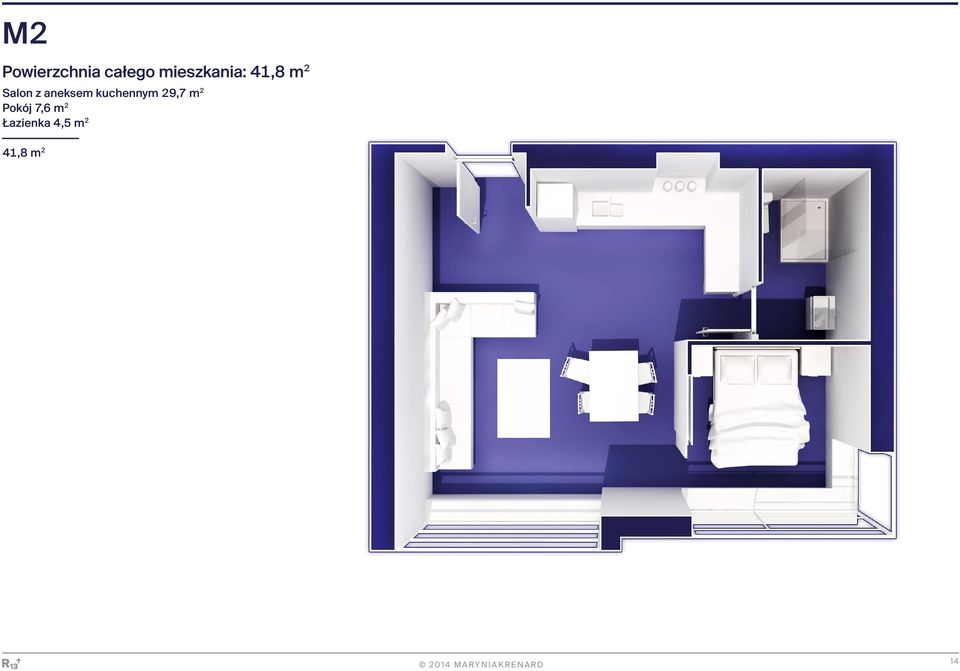 aneksem kuchennym 29,7 m 2