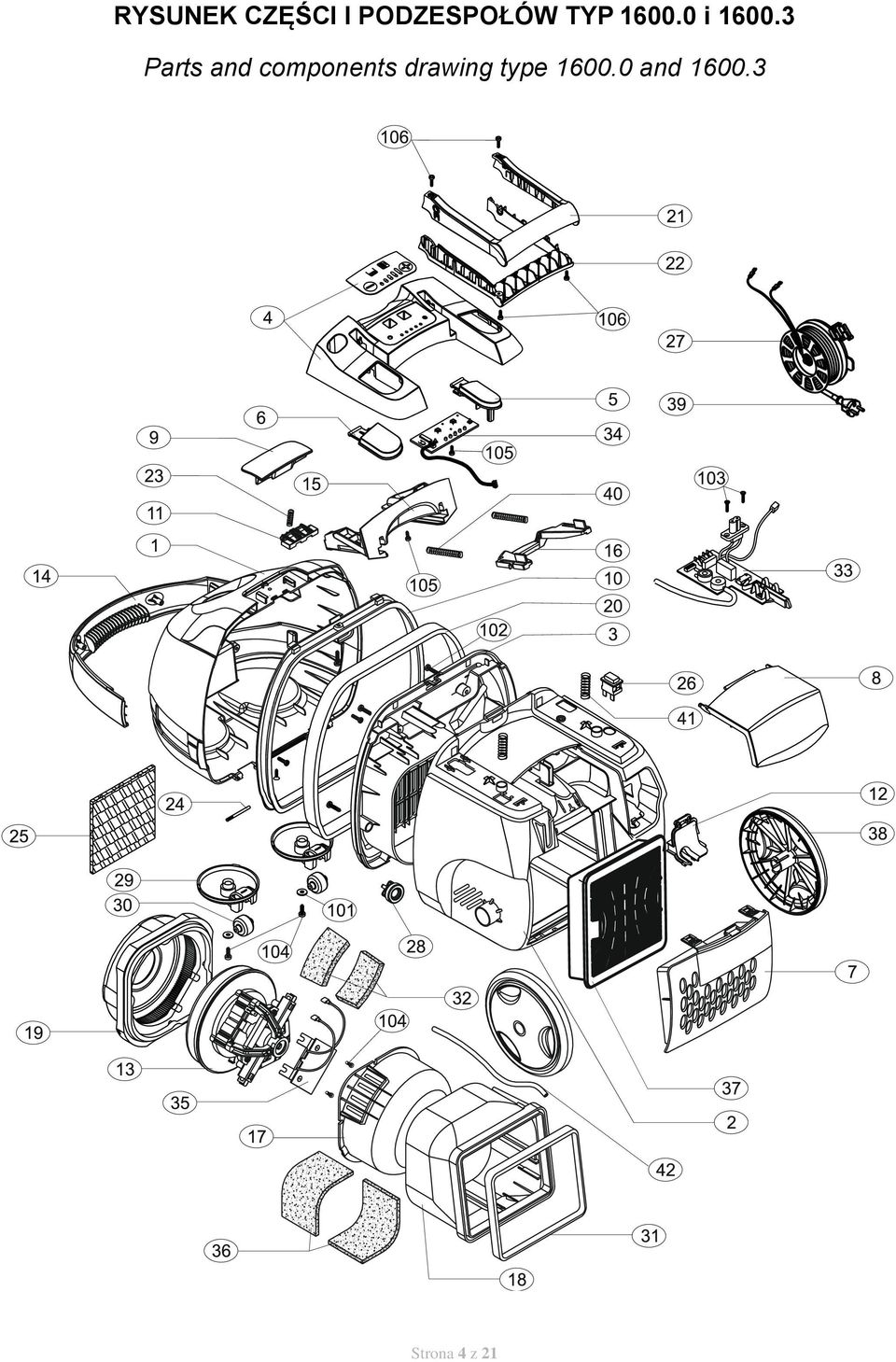 3 Parts and components