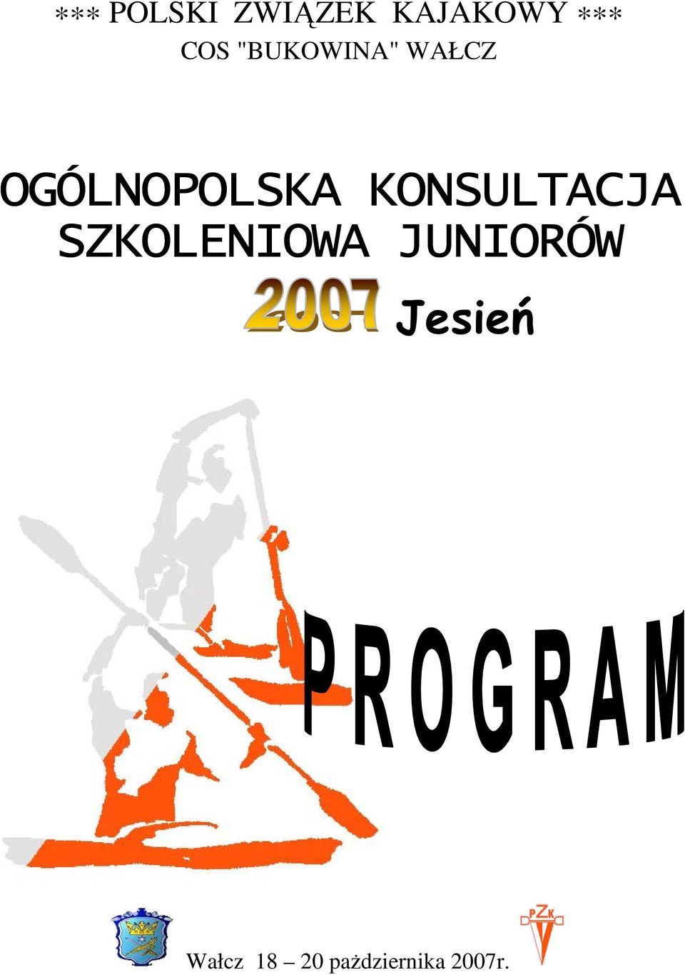 KONSULTACJA SZKOLENIOWA JUNIORÓW