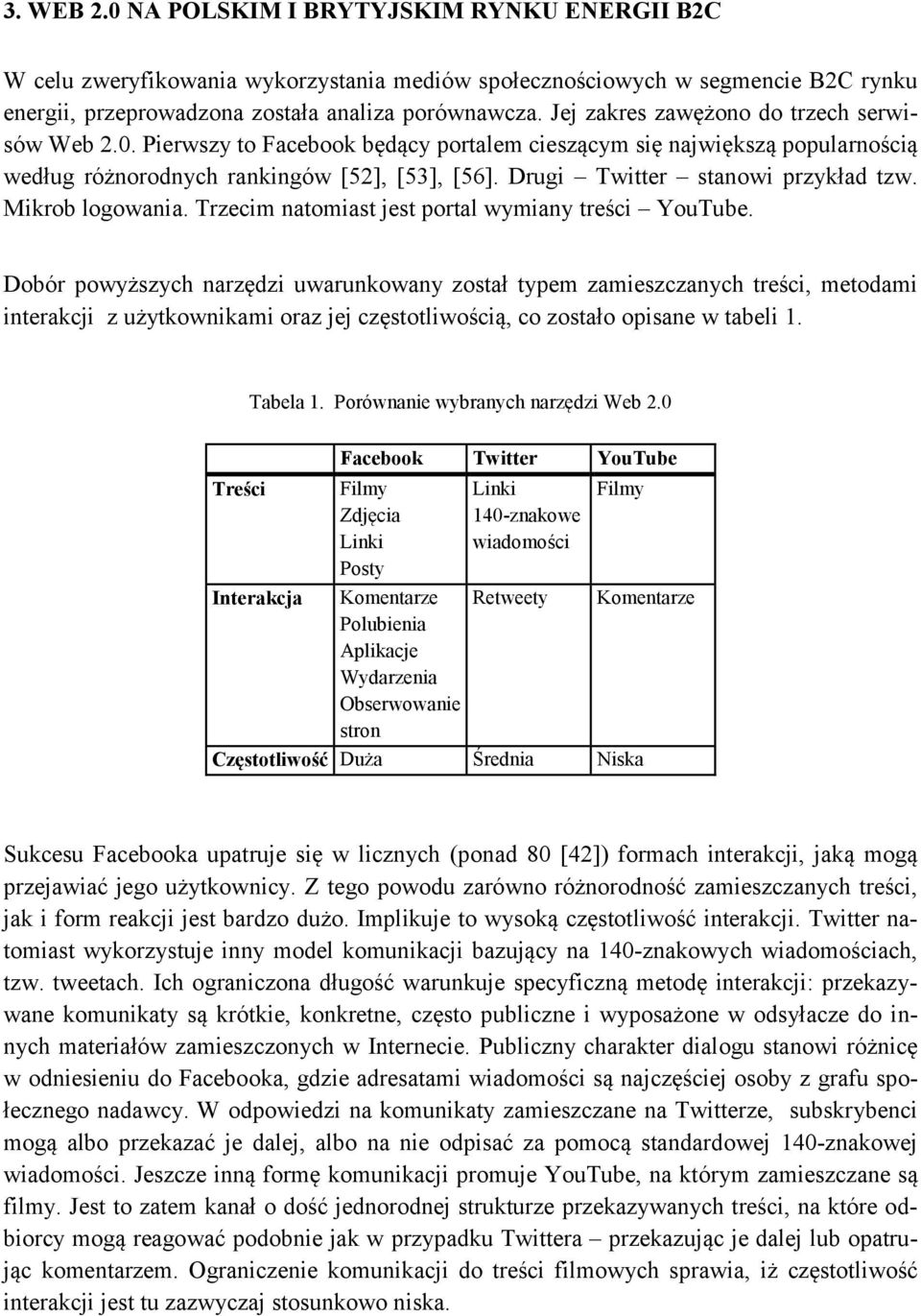 Drugi Twitter stanowi przykład tzw. Mikrob logowania. Trzecim natomiast jest portal wymiany treści YouTube.