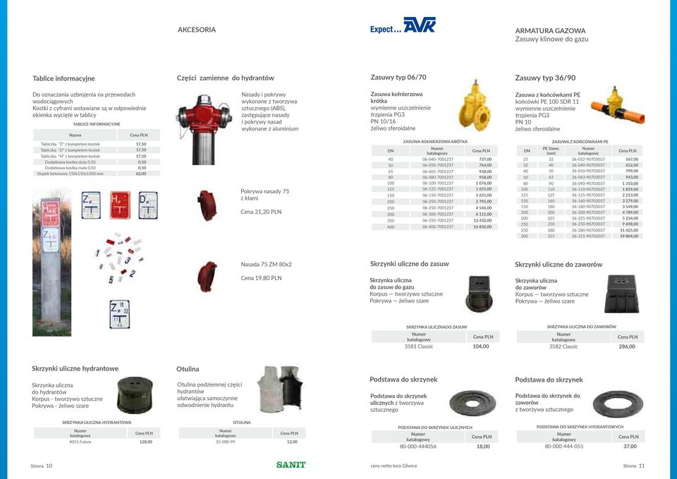 odatkowa kostka duża 0,50 0,50 odatkowa kostka mała 0,50 0,50 Słupek betonowy 150x150x1500 mm 62,00 Nasady i pokrywy wykonane z tworzywa sztucznego (ABS), zastępujące nasady i pokrywy nasad wykonane