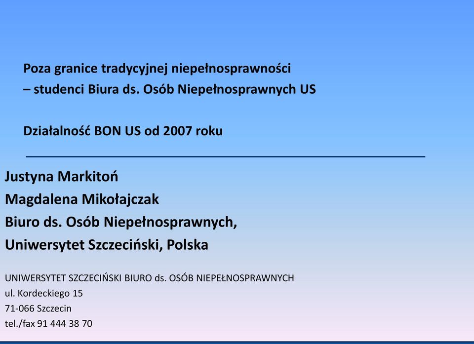 Mikołajczak Biuro ds.