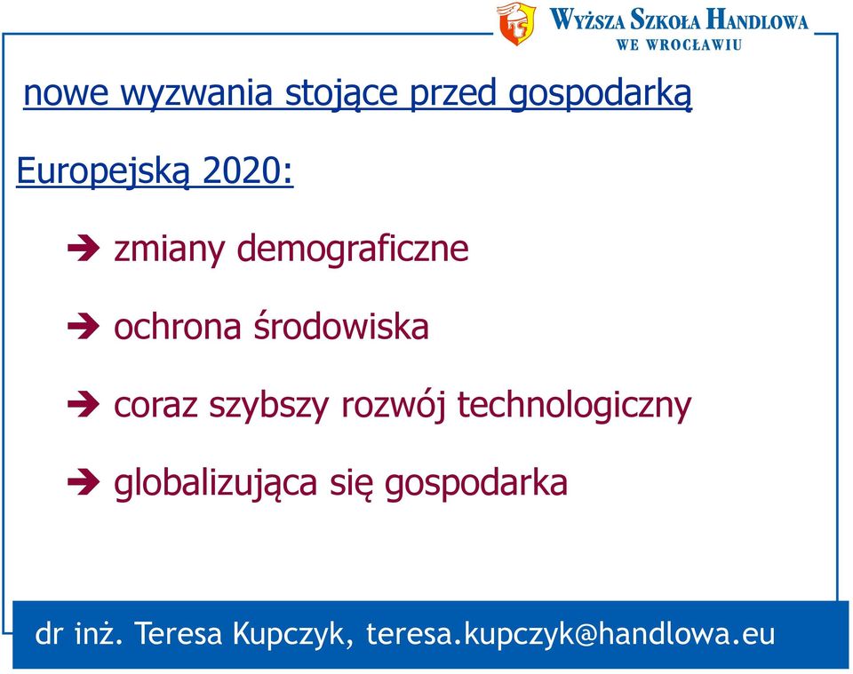 ochrona środowiska coraz szybszy rozwój