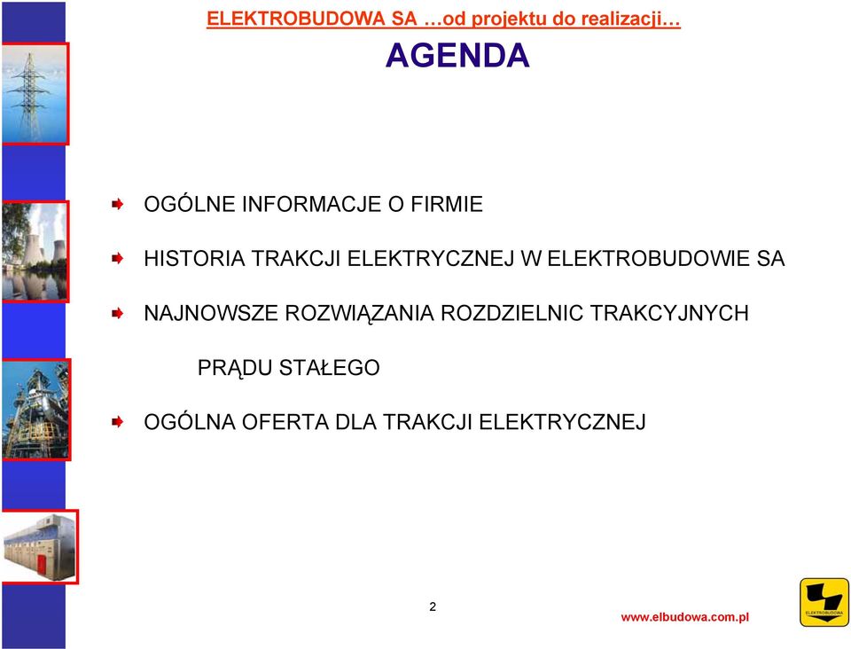 NAJNOWSZE ROZWIĄZANIA ROZDZIELNIC TRAKCYJNYCH