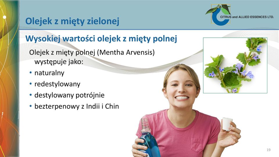 Arvensis) występuje jako: naturalny