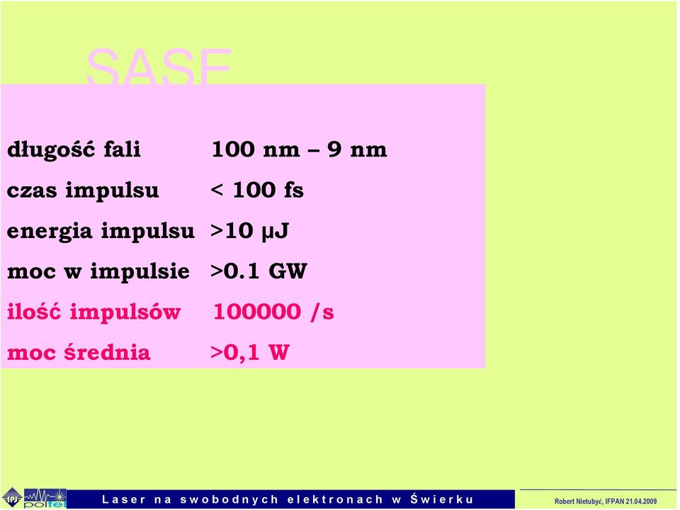 >10 μj moc w impulsie >0.