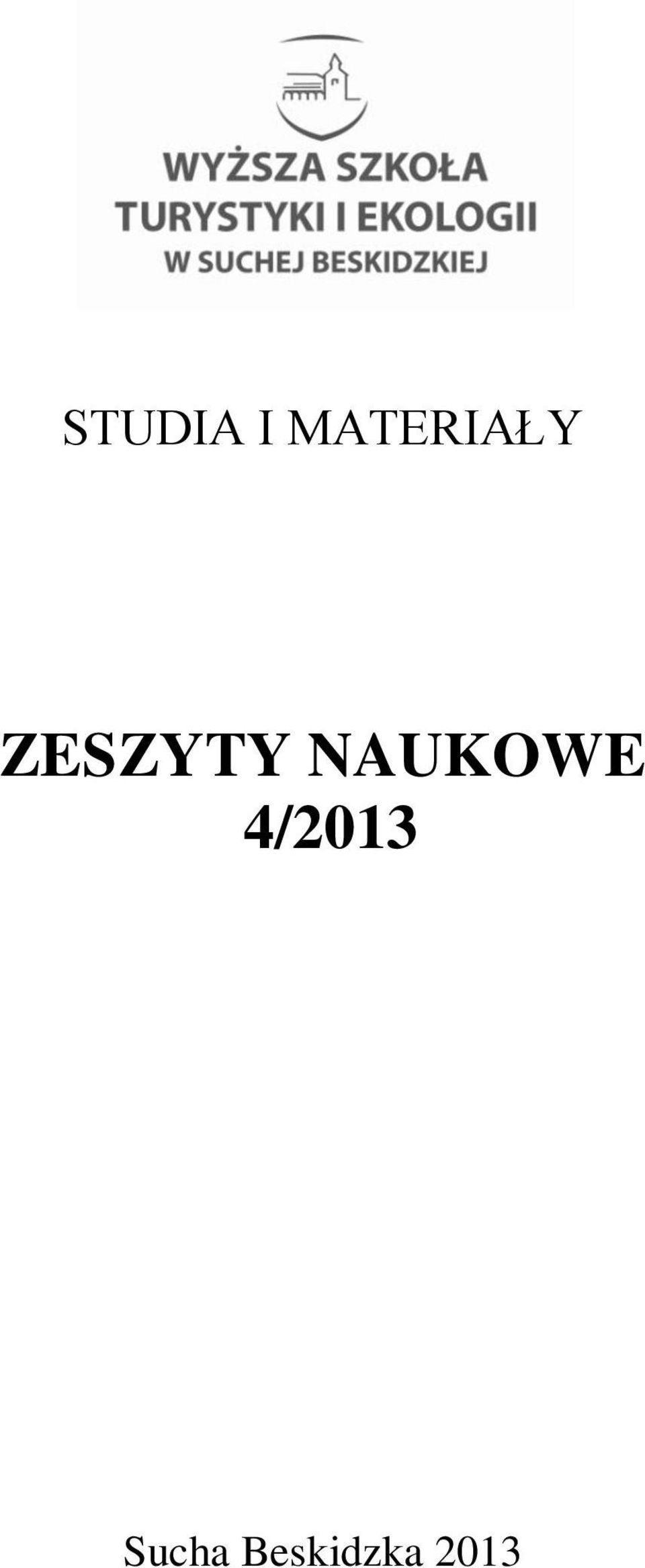 ZESZYTY NAUKOWE