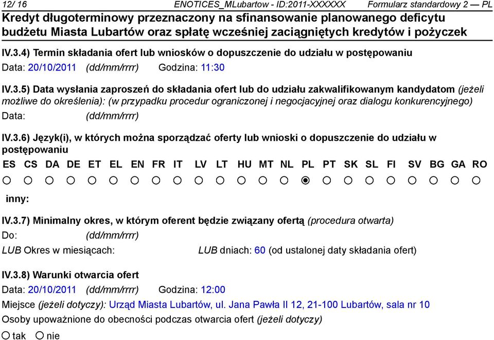 konkurencyjnego) Data: (dd/mm/rrrr) IV.3.