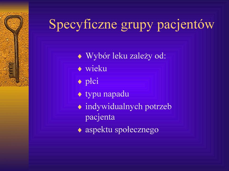 płci typu napadu