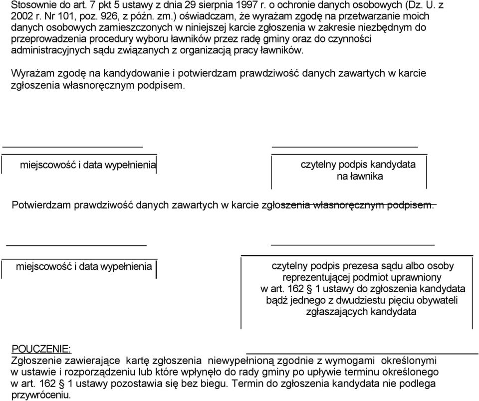 gminy oraz do czynności administracyjnych sądu związanych z organizacją pracy ławników.