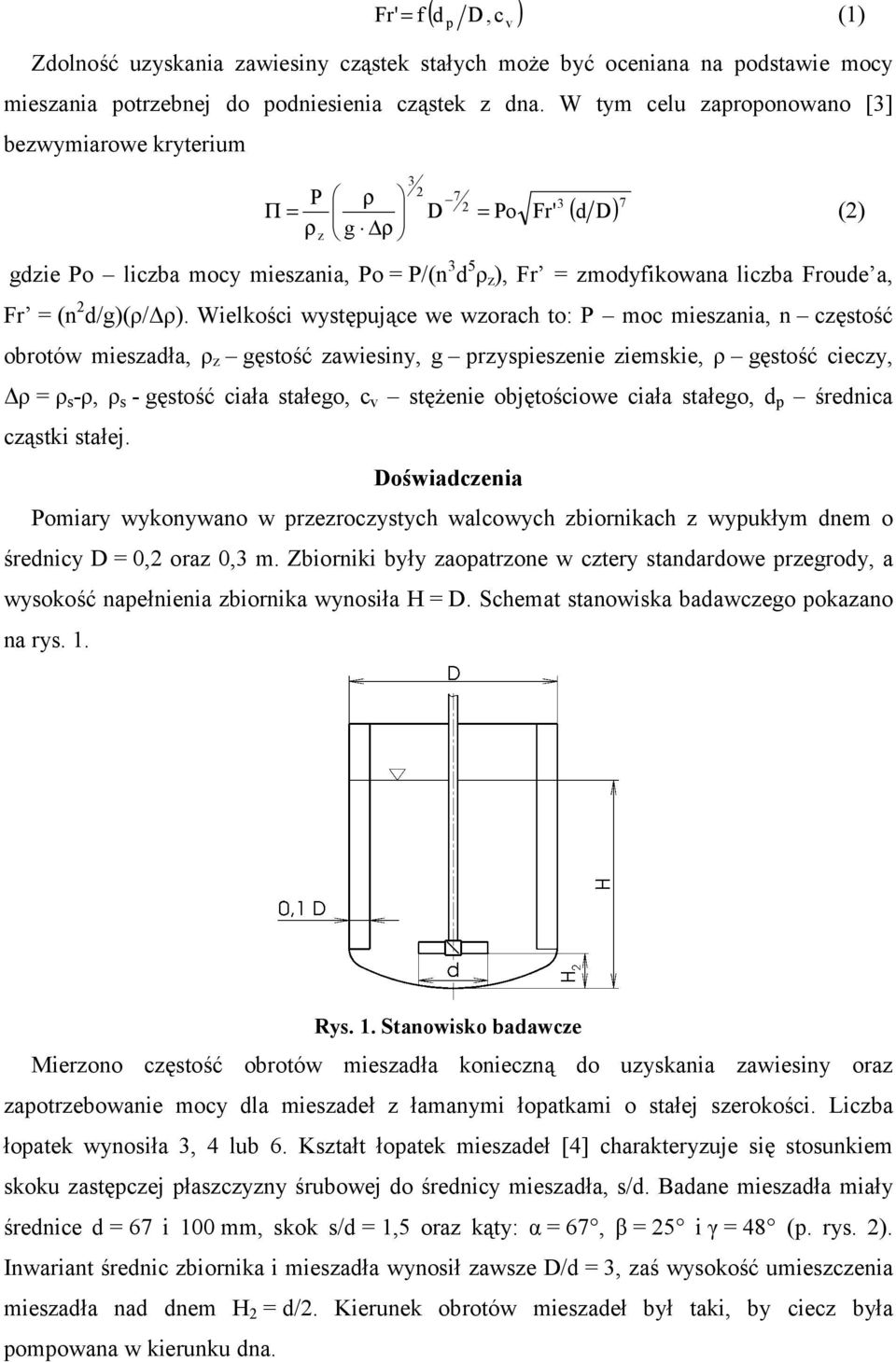 d/g)(ρ/ ρ).