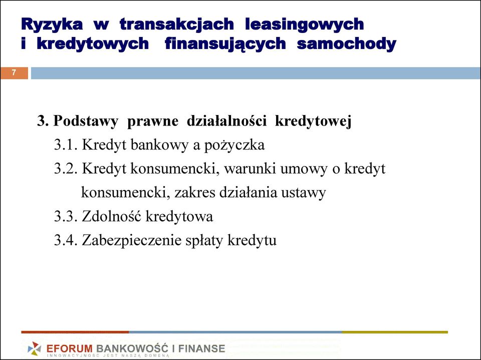 Kredyt bankowy a pożyczka 3.2.