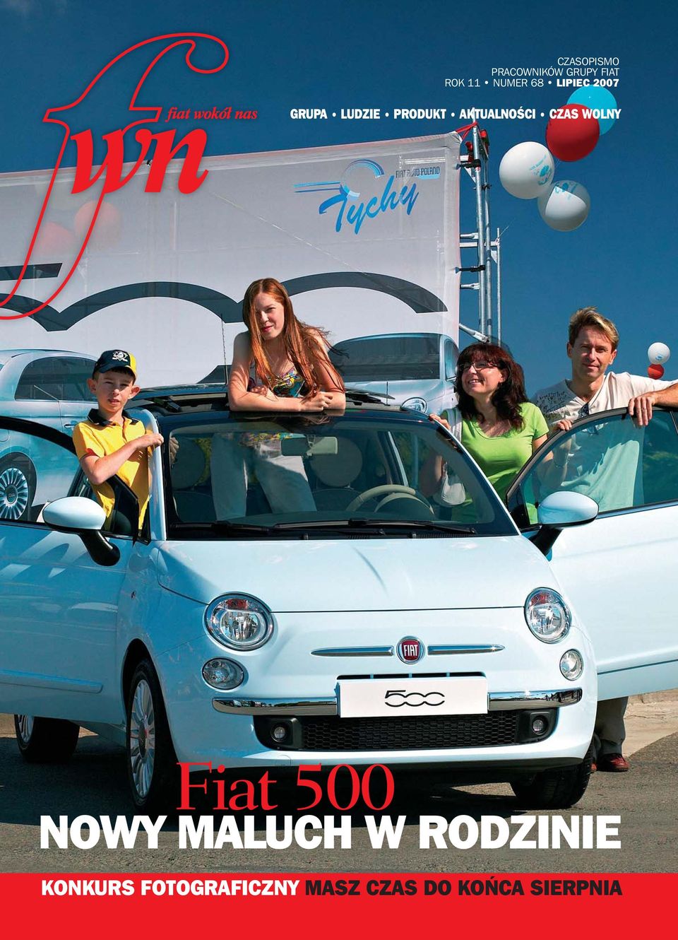 AKTUALNOÂCI CZAS WOLNY Fiat 500 NOWY MALUCH W