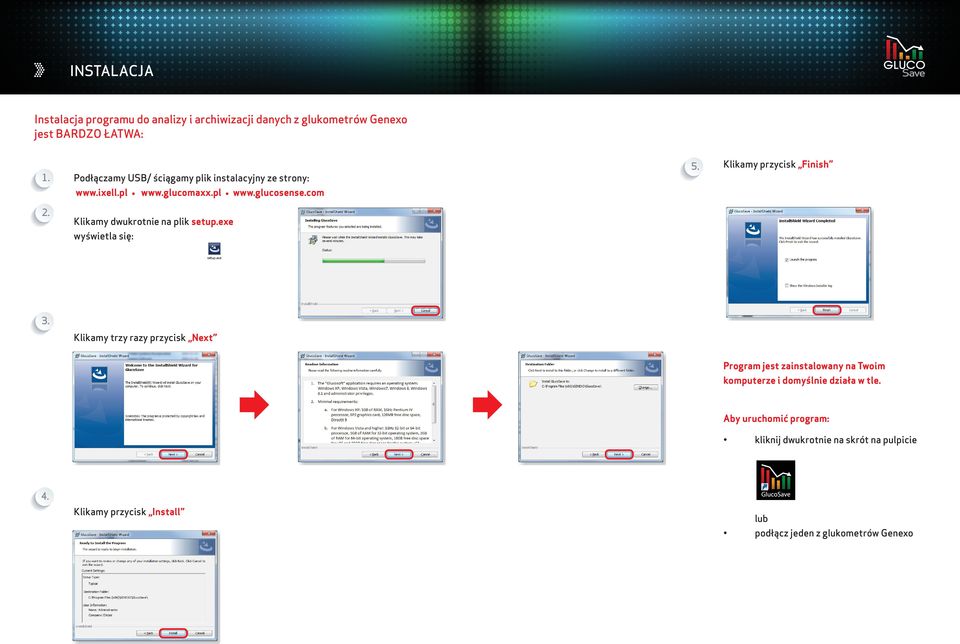 com Klikamy dwukrotnie na plik setup.exe wyświetla się: 3.