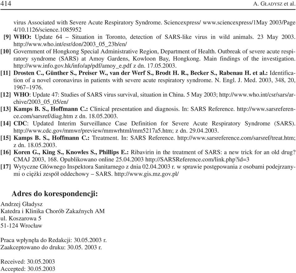 int/esr/don/2003_05_23b/en/ [10] Government of Hongkong Special Administrative Region, Department of Health.