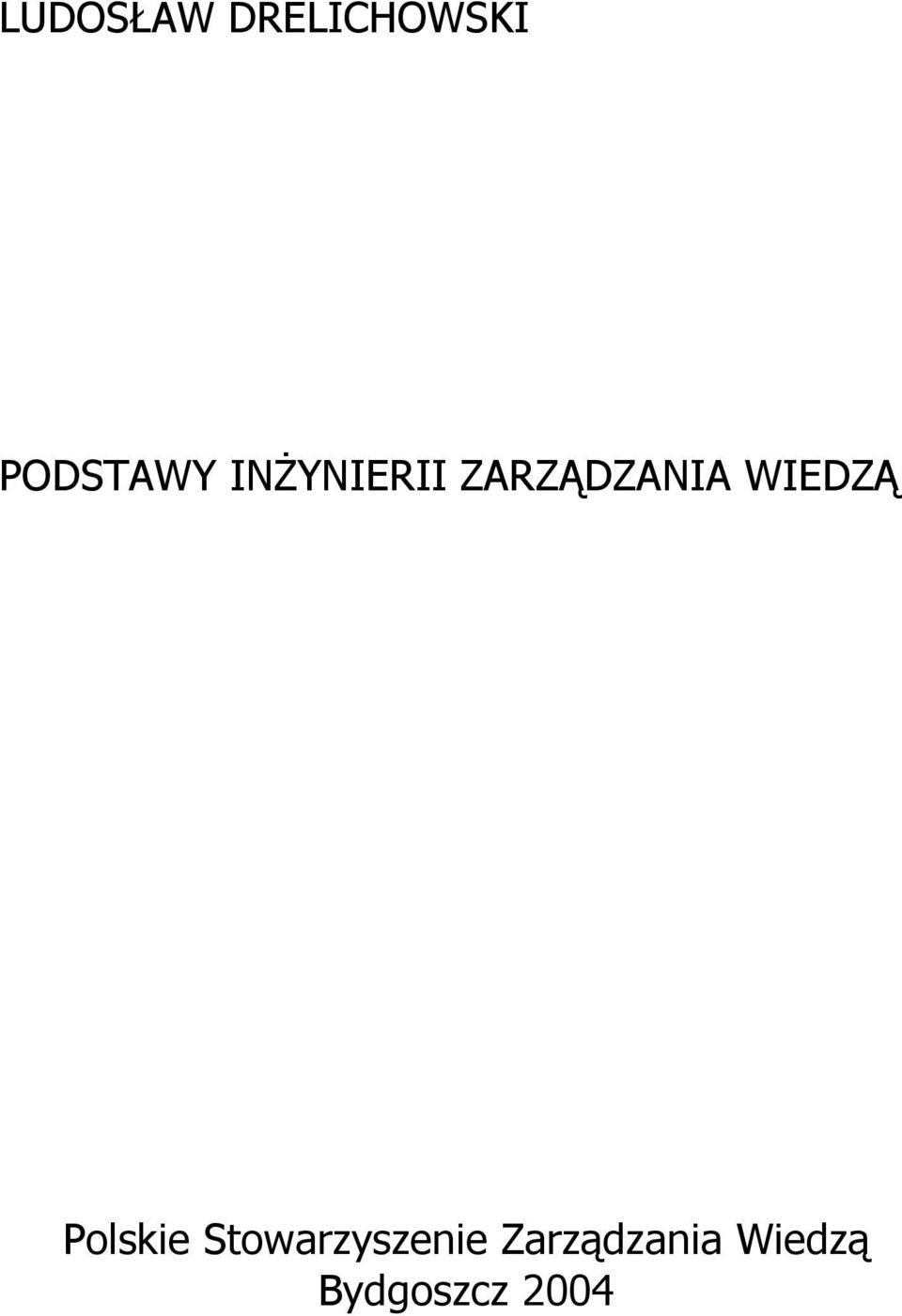 ZARZĄDZANIA WIEDZĄ Polskie