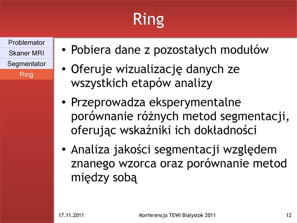 różnych metod segmentacji, oferując wskaźniki ich dokładności Analiza jakości segmentacji