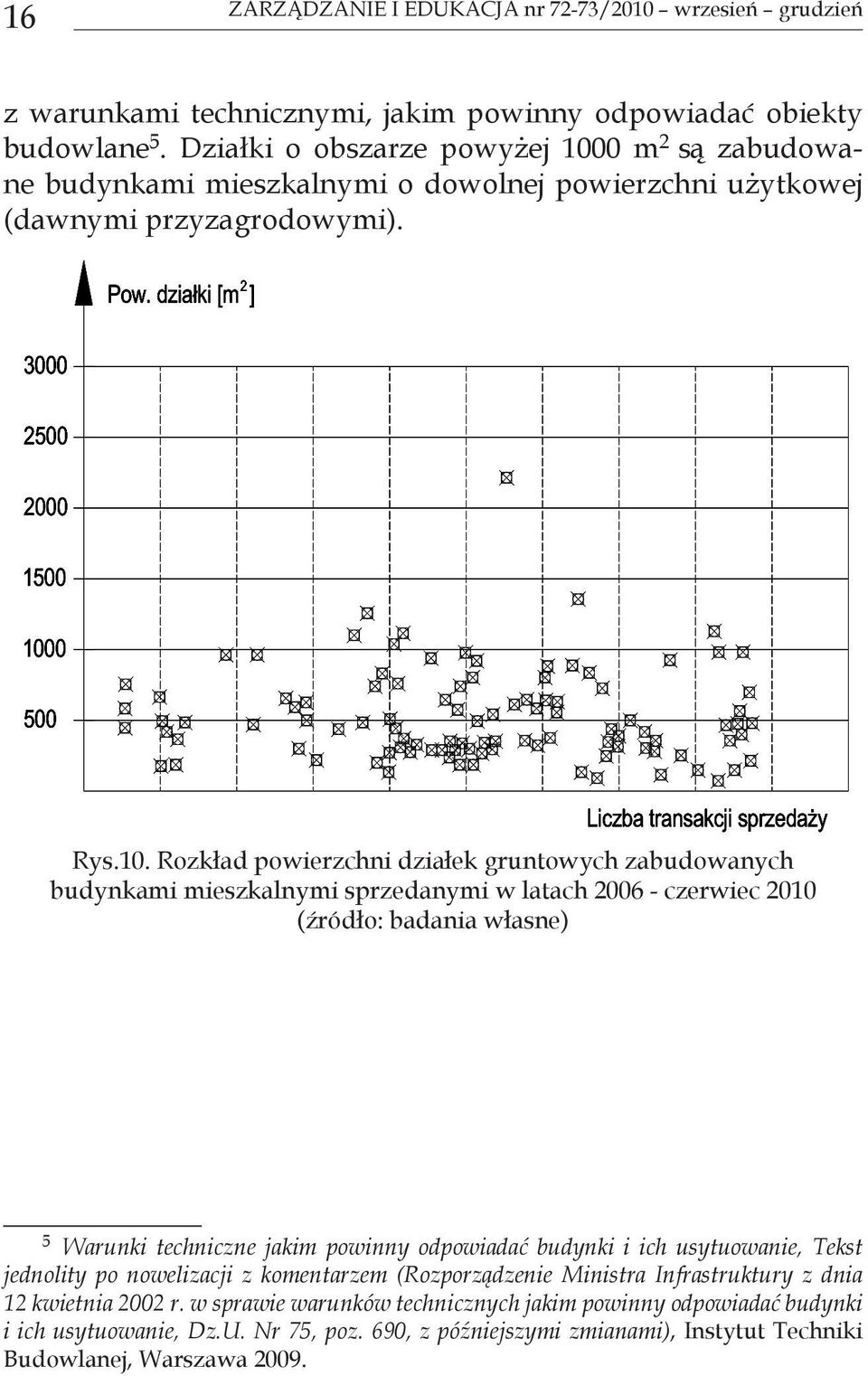 0 m 2 są zabudowane budynkami mieszkalnymi o dowolnej powierzchni użytkowej (dawnymi przyzagrodowymi). Rys.10.